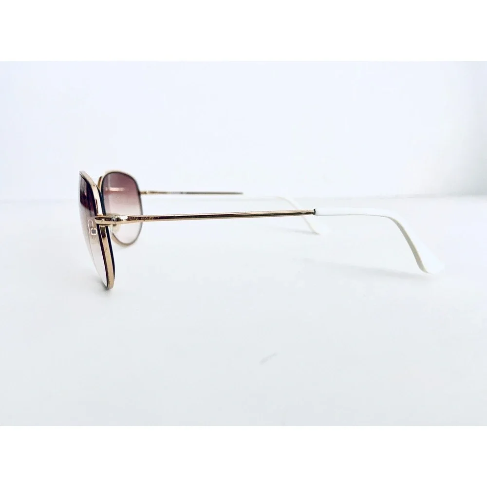 Kate Spade NY Gold & White Aviator Frame Temple Glasses Ally 3/S 0DX4 60 15 135